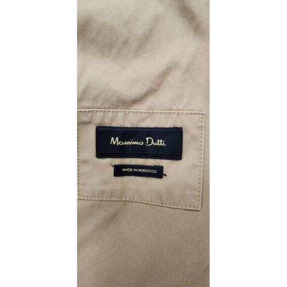 Massimo Dutti Women’s Trench Coat With Belt Brown Size M - Picture 14 of 16